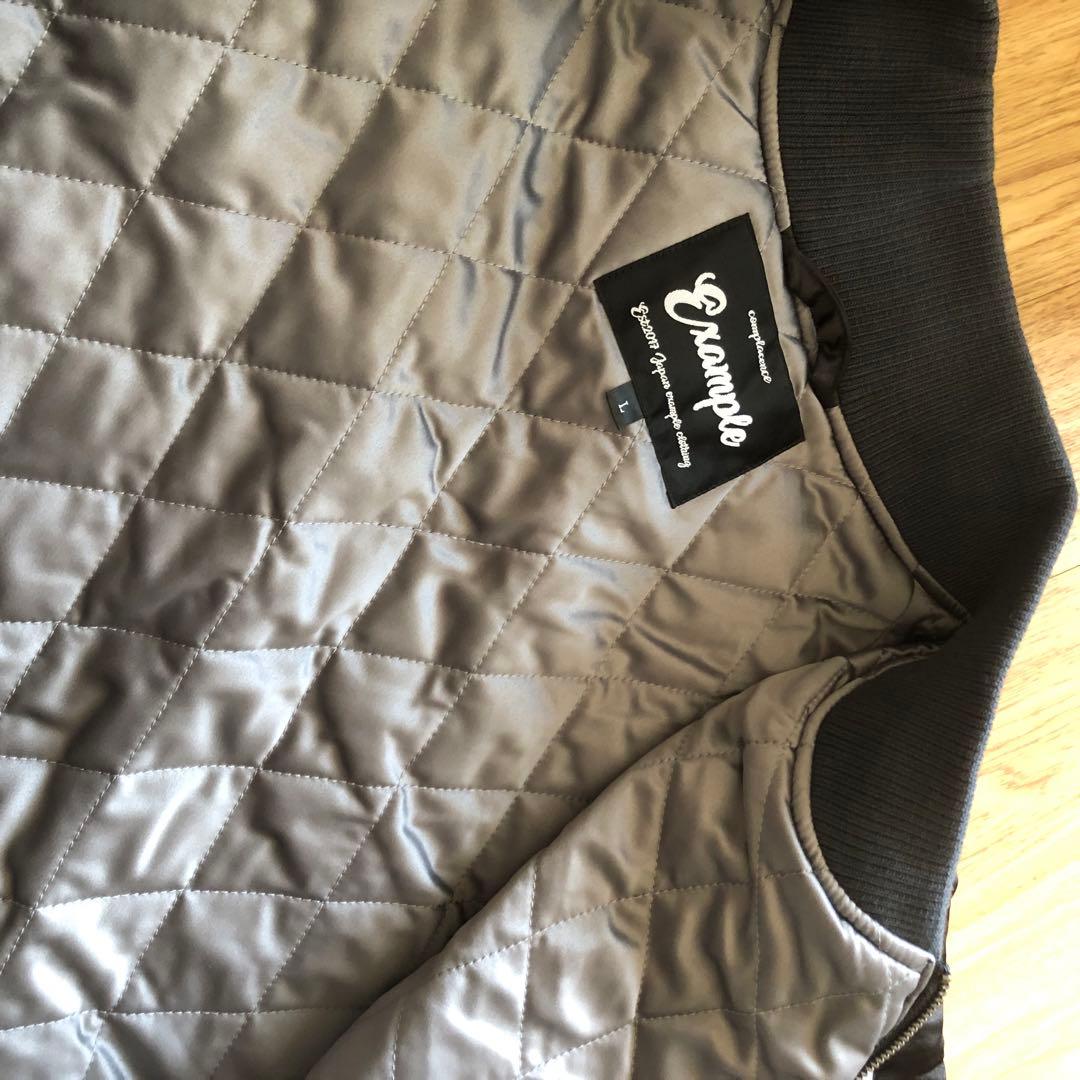 定価42,900円【値下げ可】EXAMPLE薔薇刺繍スタジャンL