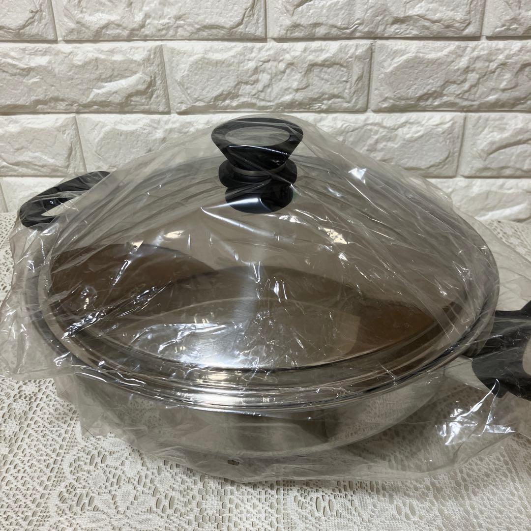 Amway Queenアムウェイ クイーンクック　ウォック　中華鍋　両手鍋