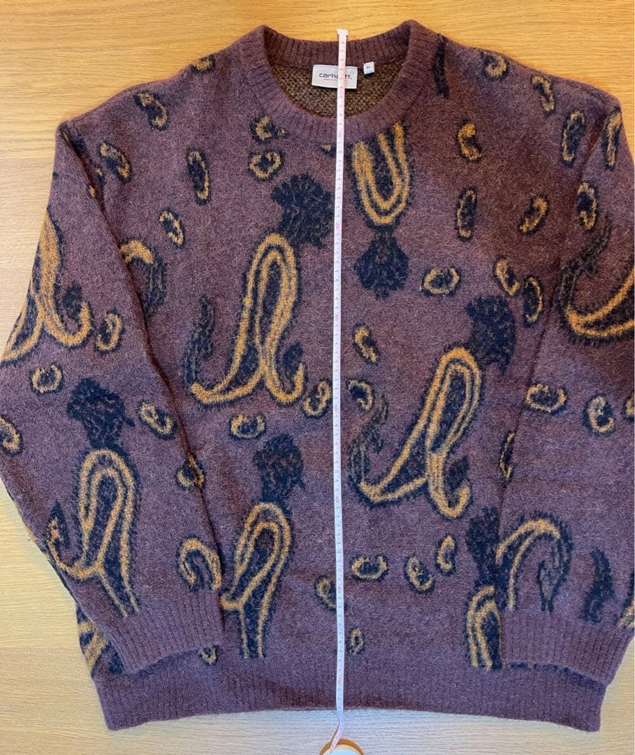 セ*ヌ様 カーハート WIP ペイズリー ニット スウェット