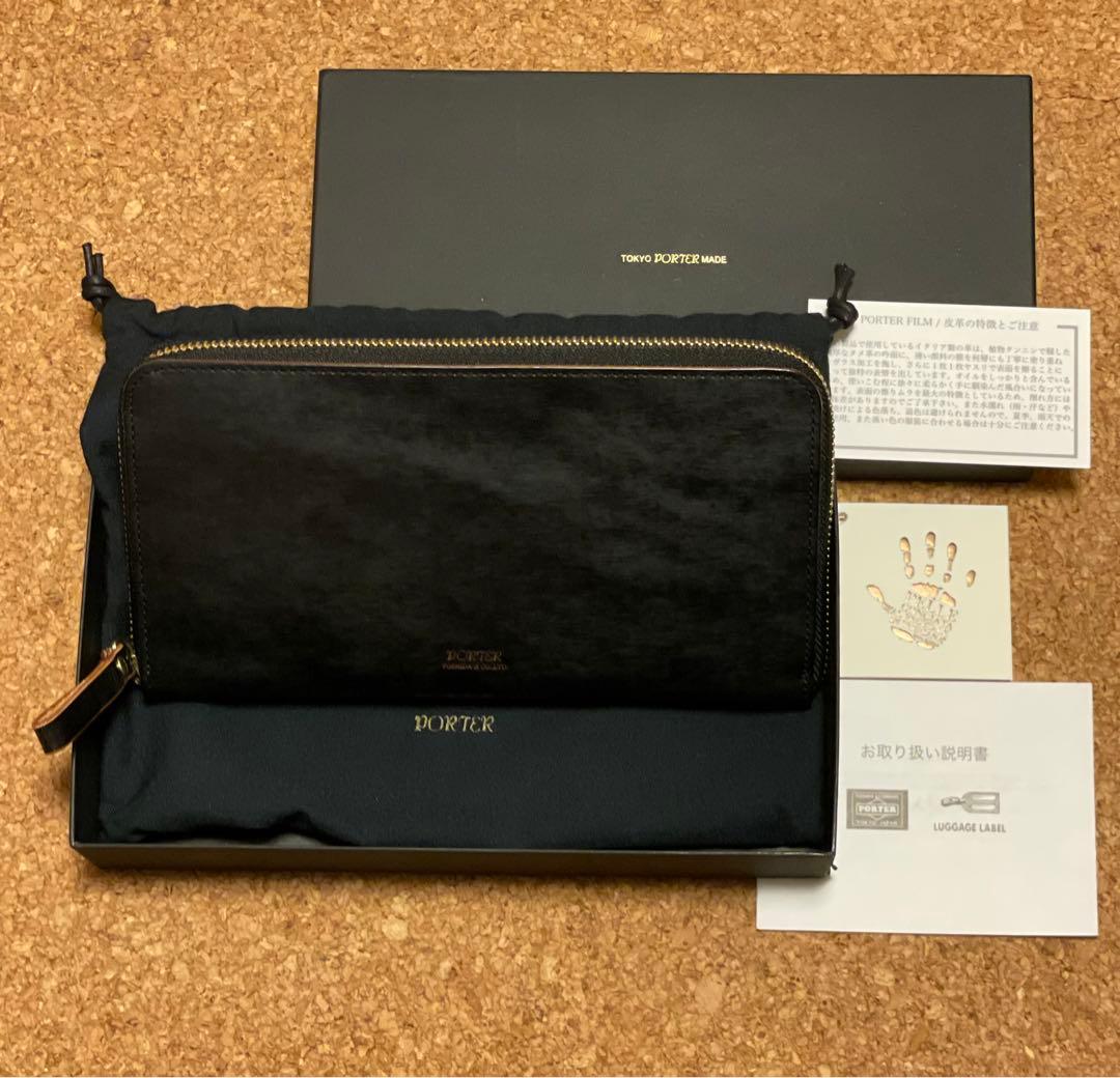 ◆感謝価格◆PORTER◆FILM◆ポーターフィルム◆ラウンド長財布◆