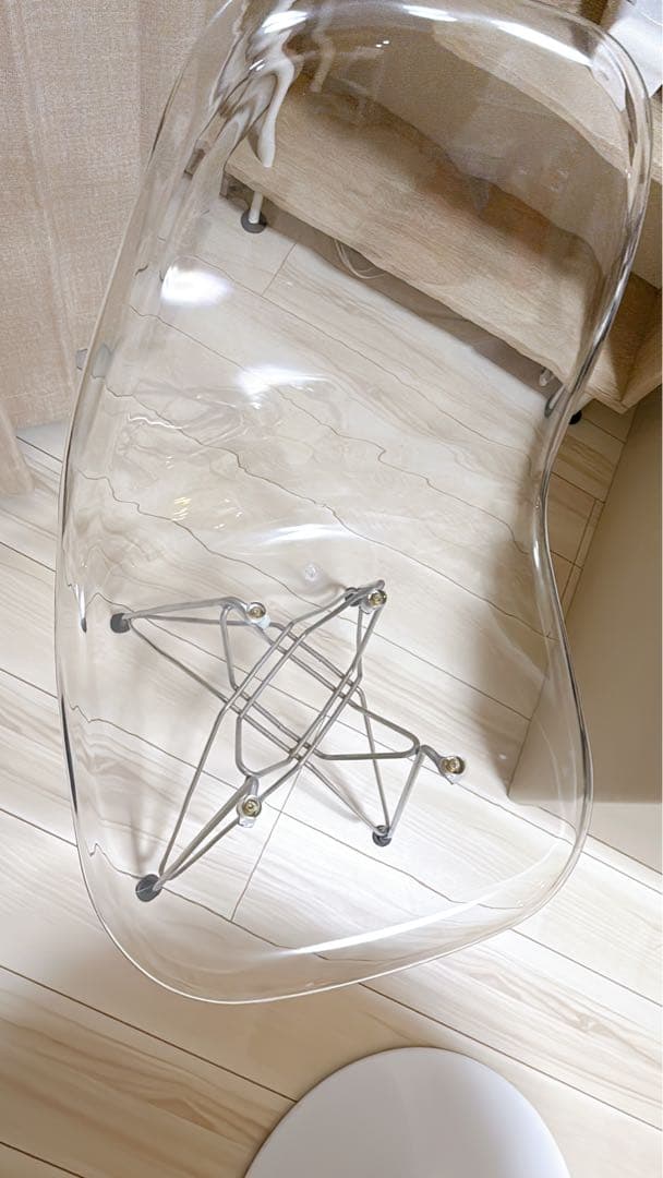 イームズチェア　クリア　2脚　ダイニング