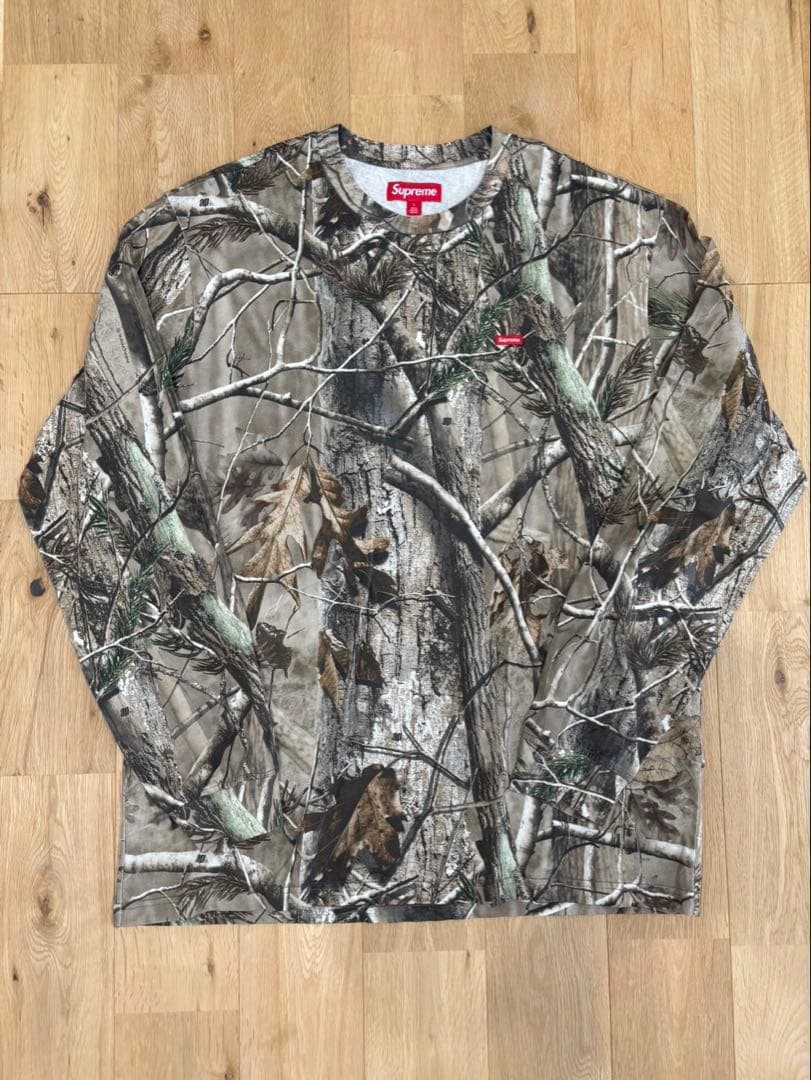 シュプリーム リアルツリー　スモールボックスロゴ　ロンT
