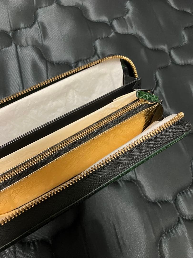 定価25万以上　オーダー待ち　池田工芸 ティラノ クロコダイル ラウンド　長財布