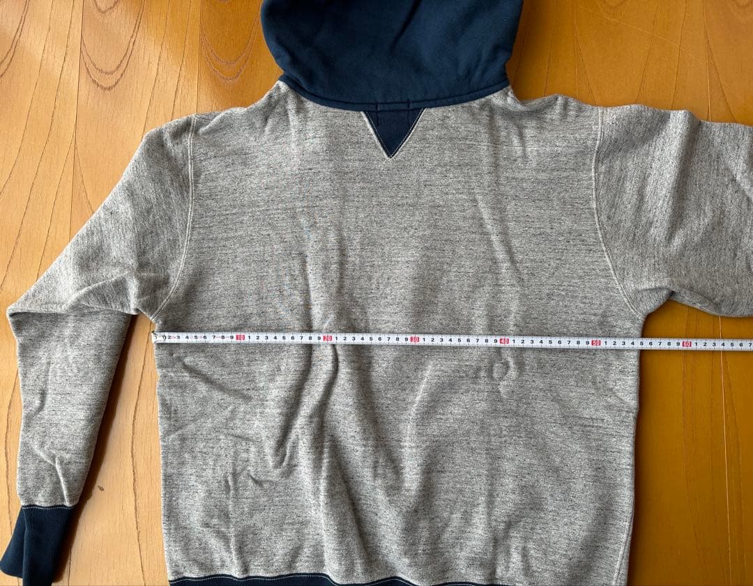 フリーホイーラーズ 両V 後付け ツートン パーカ サイズ42