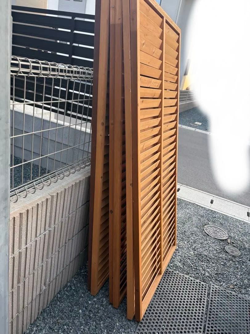 【中古品】ラティス フェンス 90cm×180cm×6枚セット 直接お引き取り