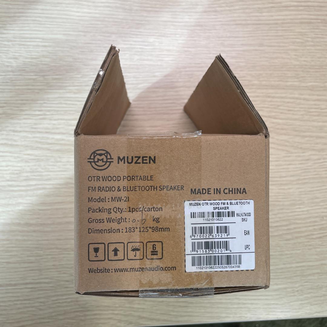 MUZEN OTR Wood FM Bluetooth スピーカー