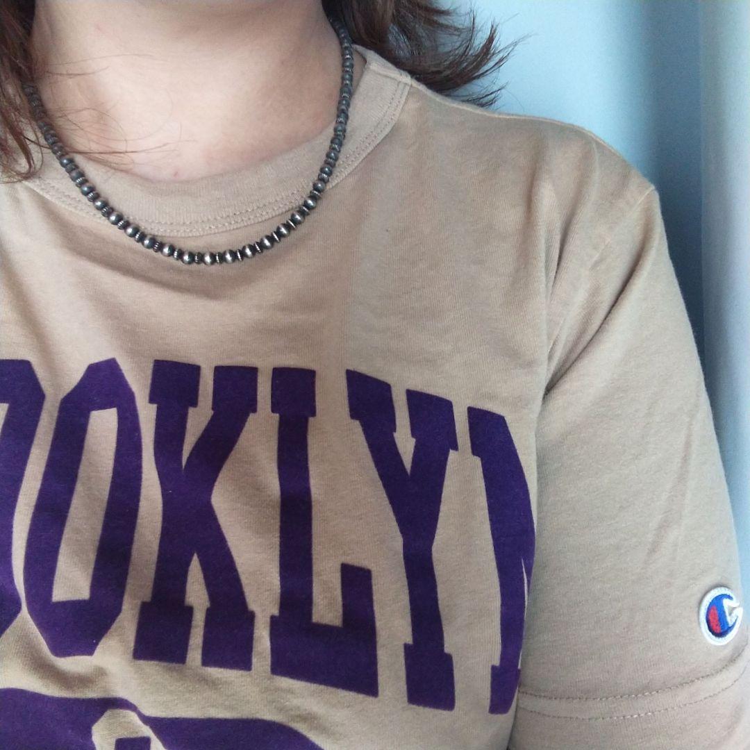 メル【入手困難】45cm ナバホ族 シルバーネックレス 燻し