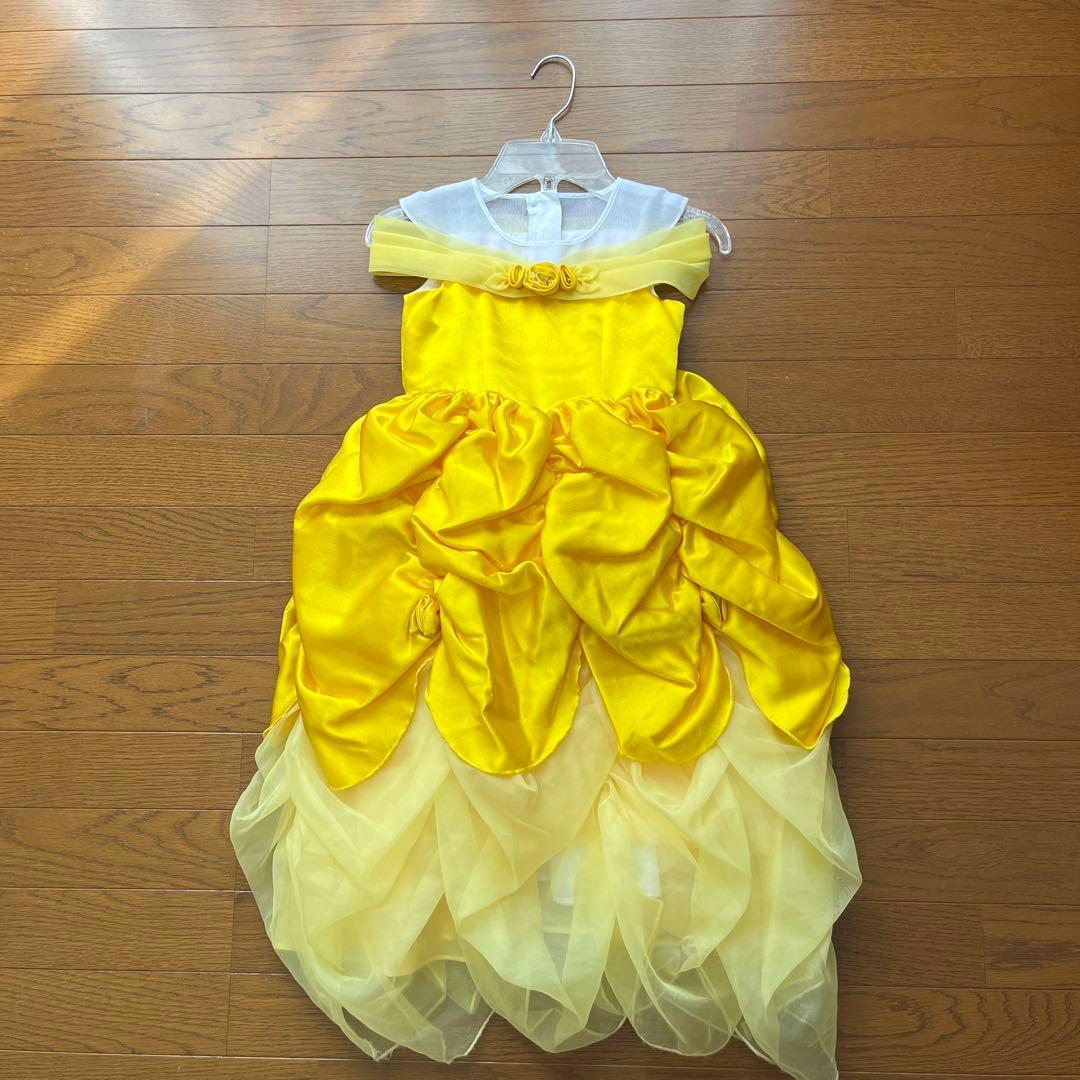 TDRビビディ・バビディ・ブティックのベルの黄色ドレス_サイズ110