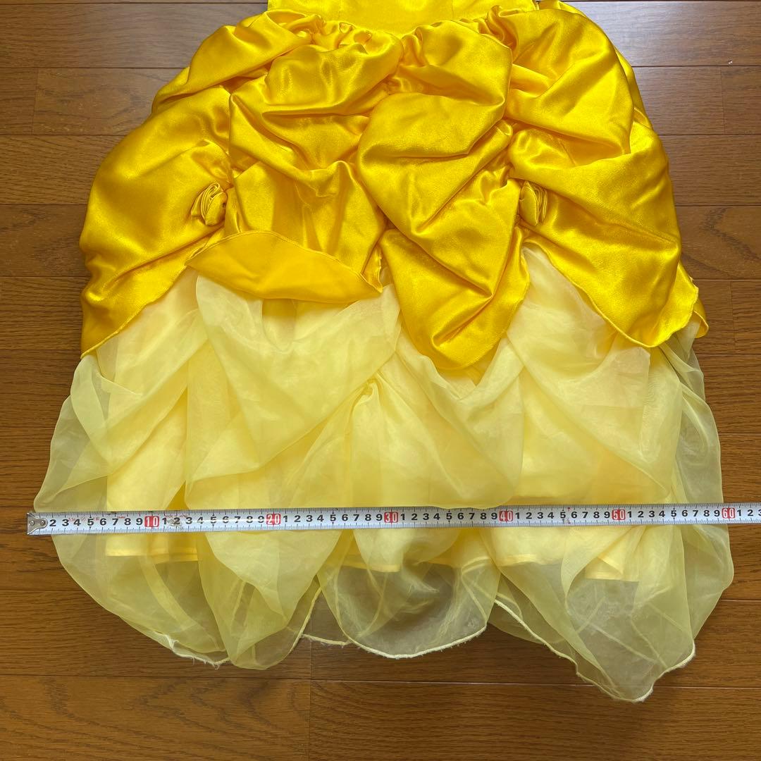 TDRビビディ・バビディ・ブティックのベルの黄色ドレス_サイズ110