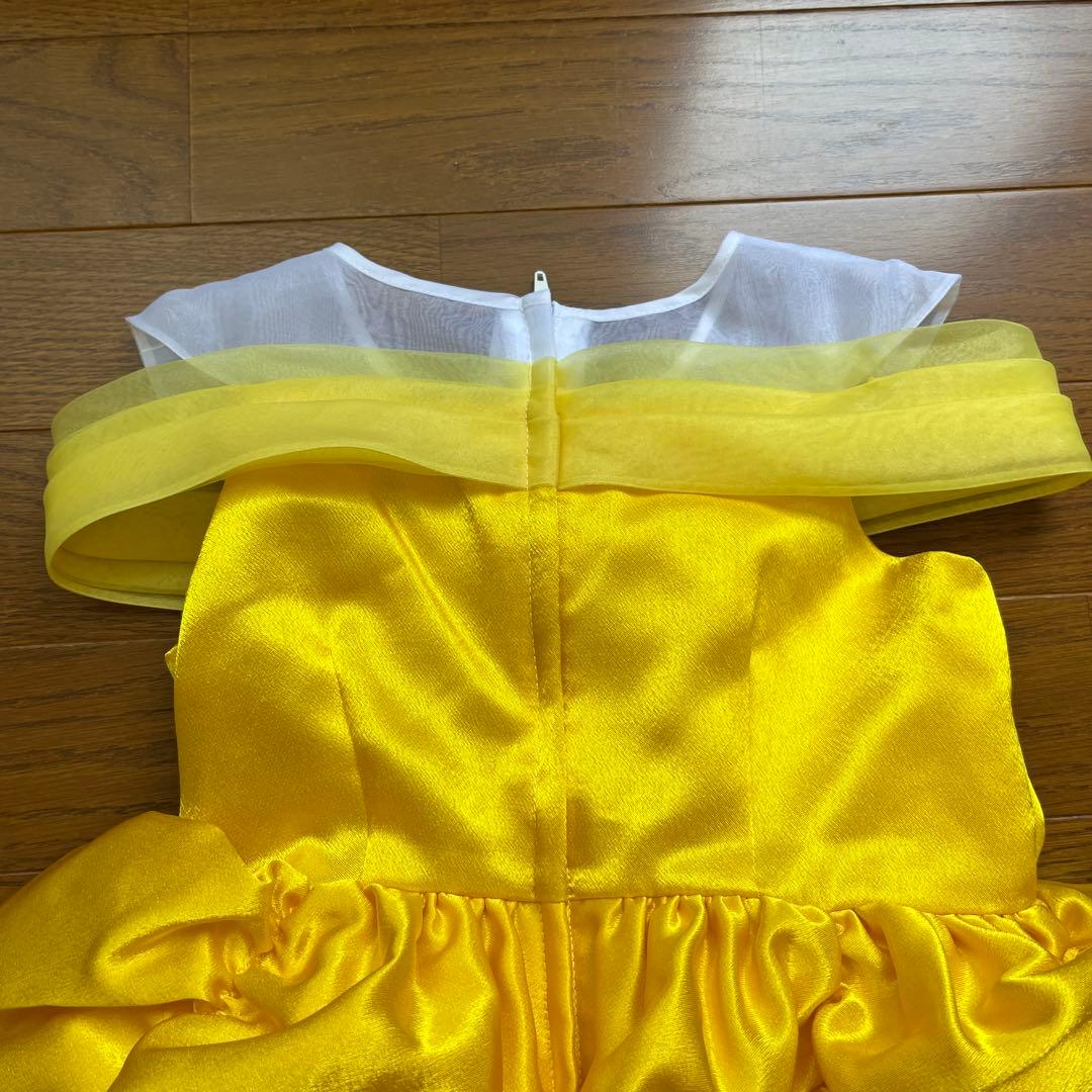 TDRビビディ・バビディ・ブティックのベルの黄色ドレス_サイズ110