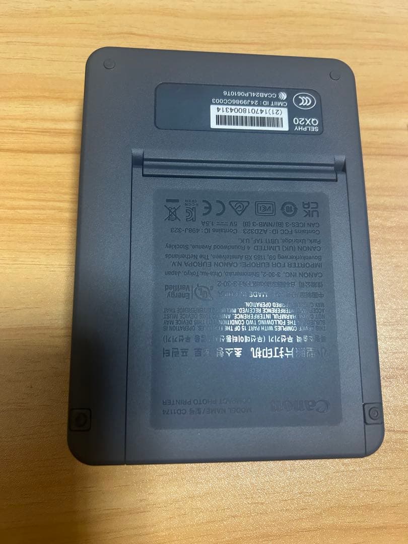 Canon SELPHY QX20プリンター本体 USBケーブル付き