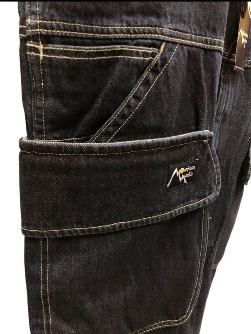 フリークスストア マウンテンマニア ワイドシルエット デニム オーバーオール