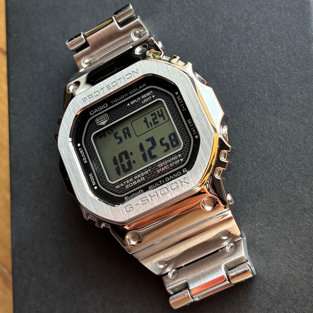 【即日発送】G-SHOCK GMW-B5000D-1JF シルバー　フルメタル