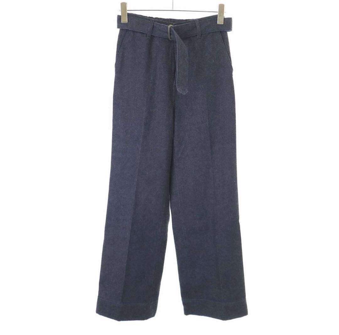 新品未使用★滝沢眞規子着LUDLOW ラドロー24SS ベルテッドデニムパンツ