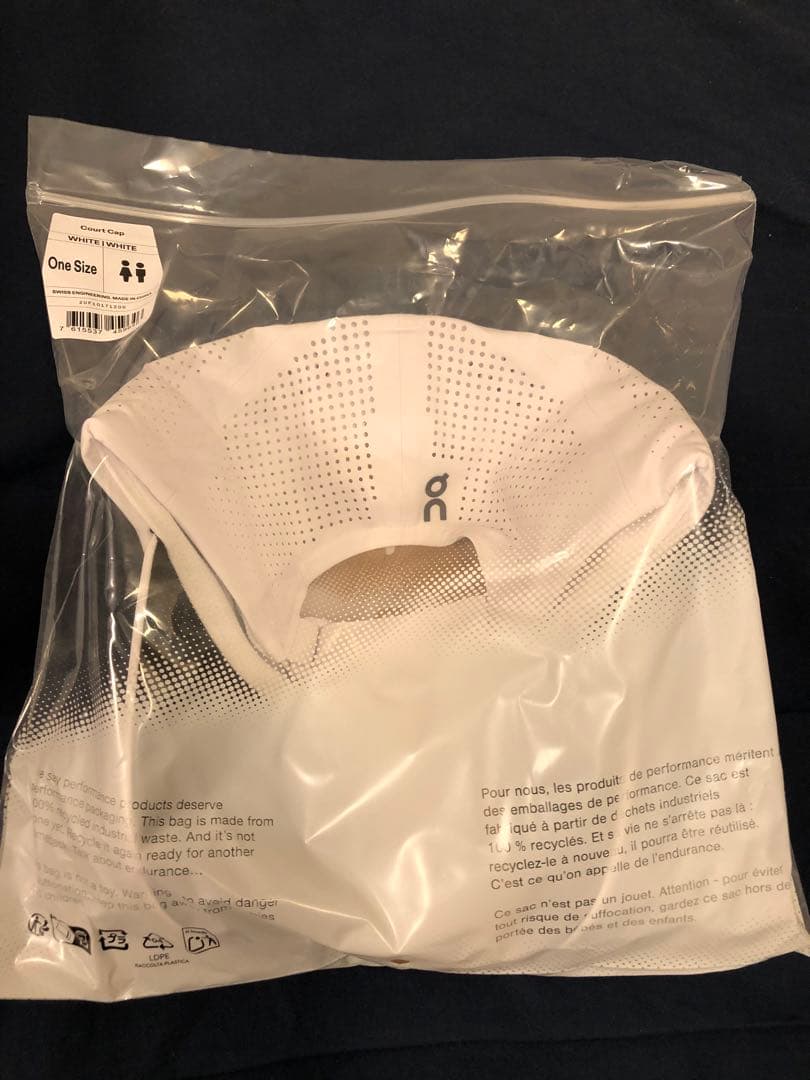 【新品】on テニス 白 Court Cap イガ シフィオンテク オン