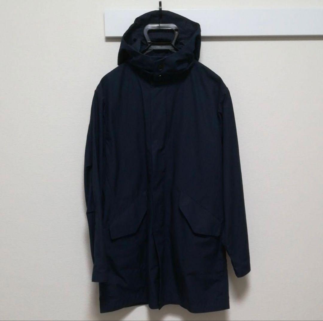 狢*様 nanamica ナナミカ モッズコート コットン ネイビー フード着脱