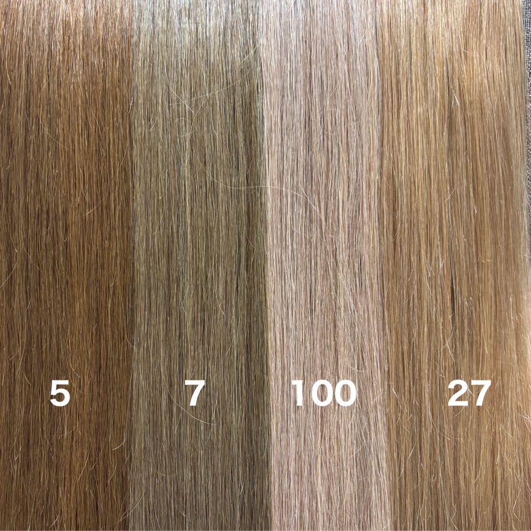 編み込みエクステ 束毛　ヘアアクセサリー