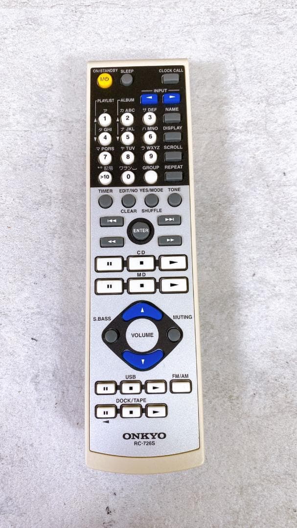 ONKYO X-N9FX CD/MDコンポ スピーカー付 リモコン付