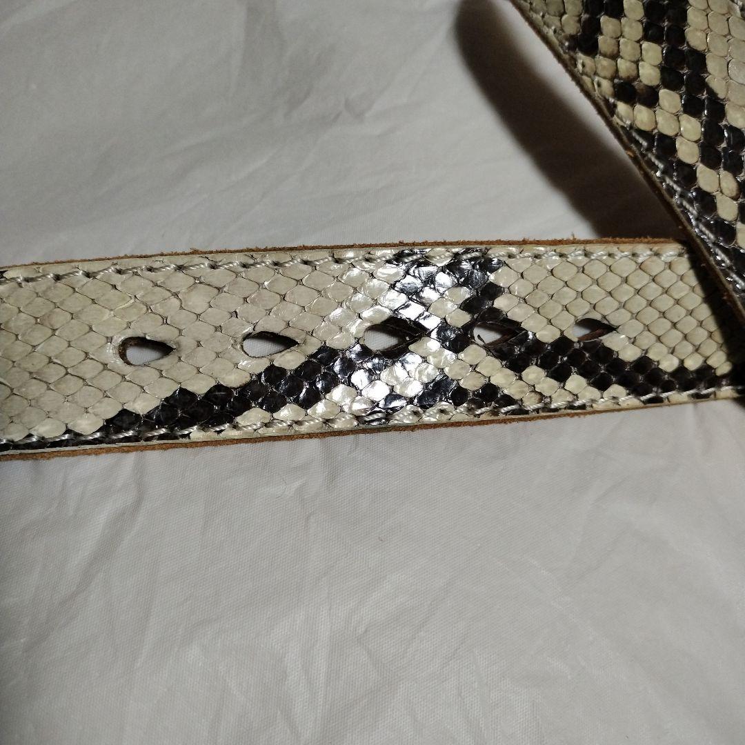 WINS HOUSE 蛇皮 パイソン ベルト バックル付き 32 希少