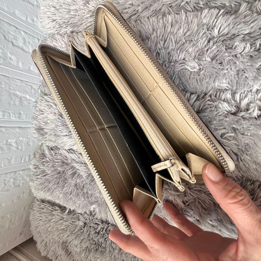 GUCCI✨オフザグリッド　長財布　ラウンドファスナー　ナイロン　ブルー