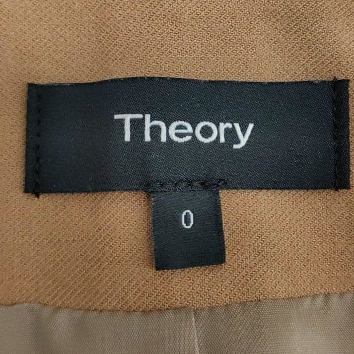 Theory ノーカラージャケット パンツスーツ上下セット 冬 6196