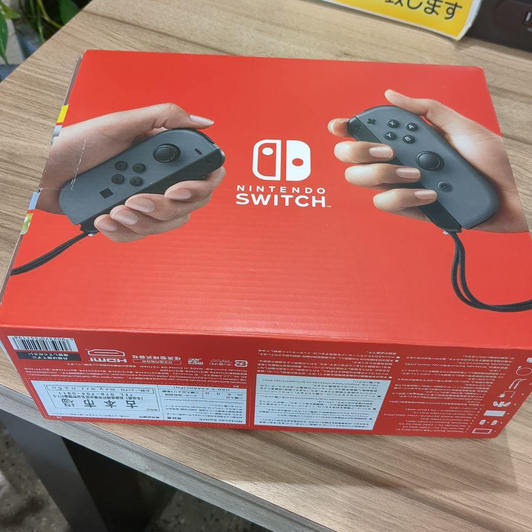 希少　2024年製 Nintendo Switch グレー　バッテリー強化版