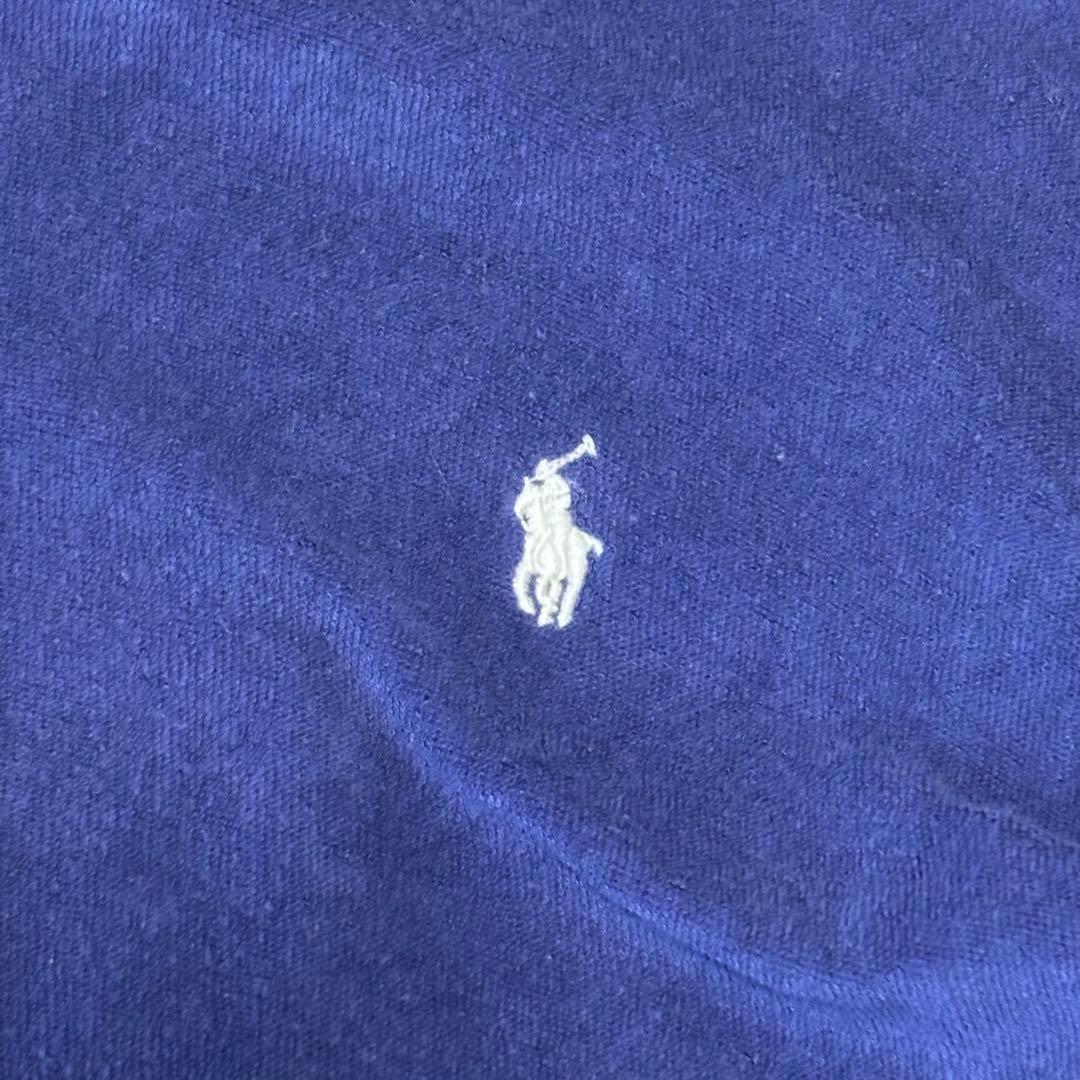 だい様　ラルフローレン ★ パイル素材 ベースボールジャケット ブルー XL