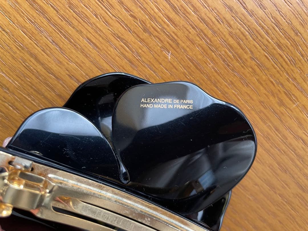 ALEXANDRE DE PARIS バレッタ　大　カメリア