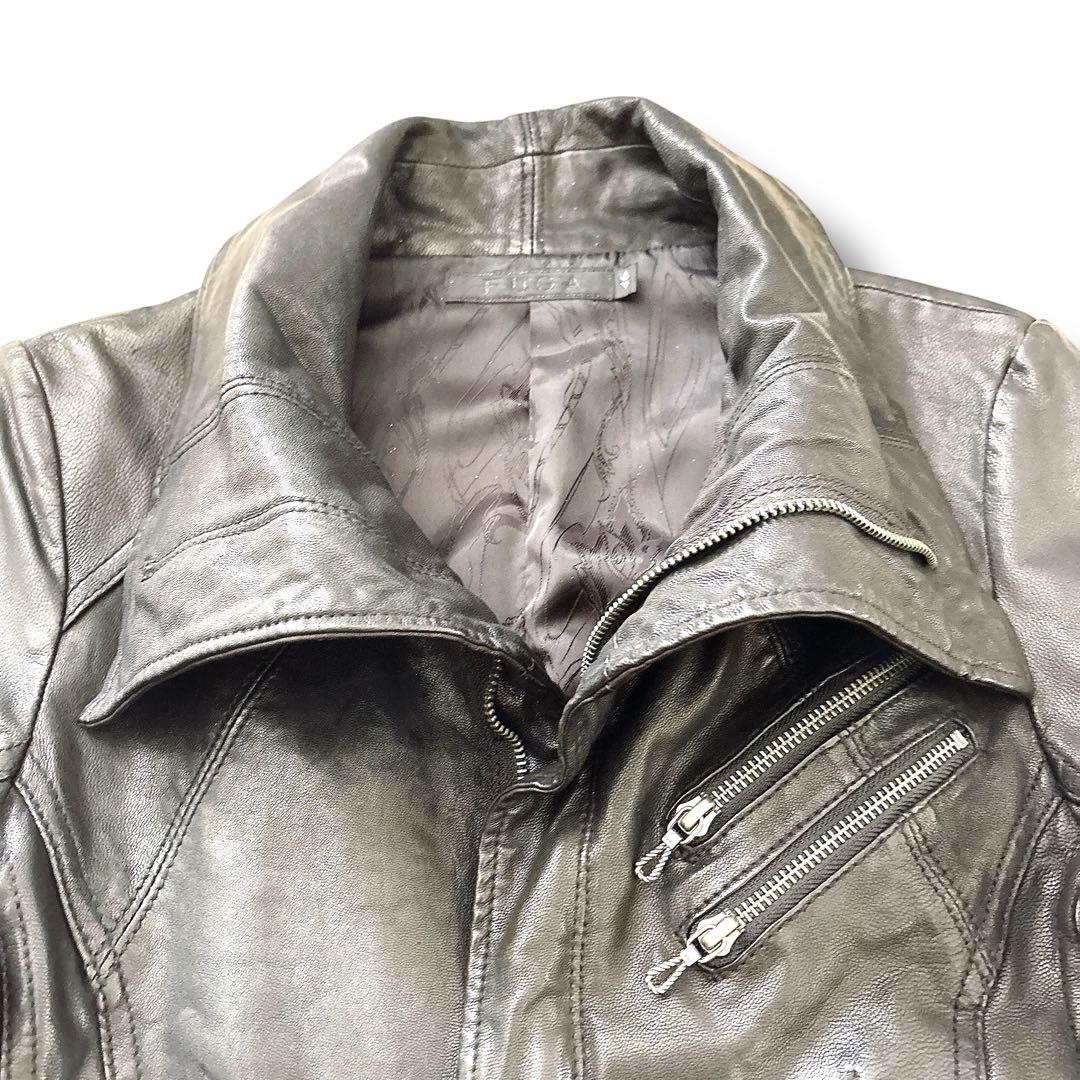 ジャケット・アウター FUGA goat leather riders jacket 00s Y2K
