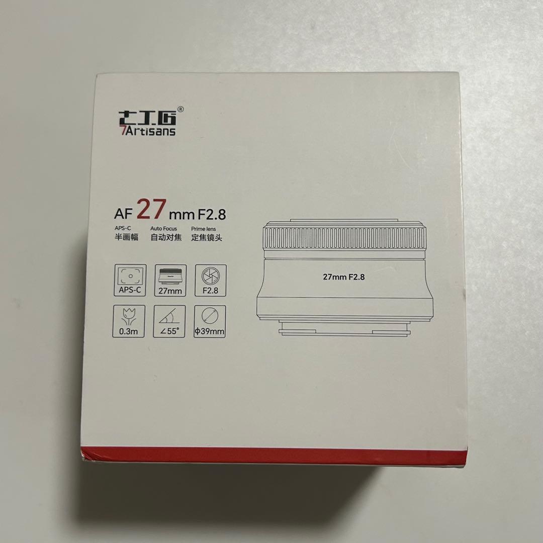 7Artisans AF 27mm F2.8 Nikon Zマウント 新品未開封
