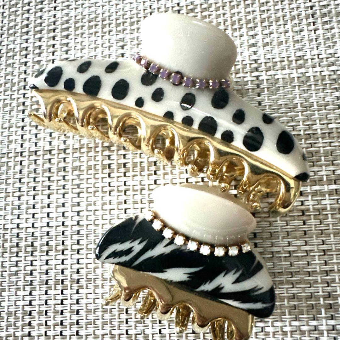 acca アッカ　ダルメシアン柄　ゼブラ柄　大小　2個セット　試着のみ美品