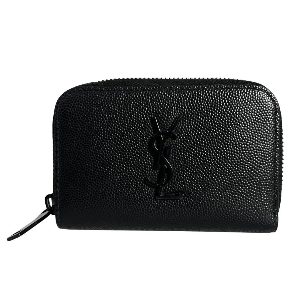 極美✨サンローラン ケース キャリアスキン YSL カサンドラ ブラック