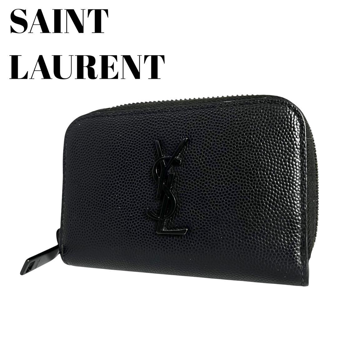 極美✨サンローラン ケース キャリアスキン YSL カサンドラ ブラック