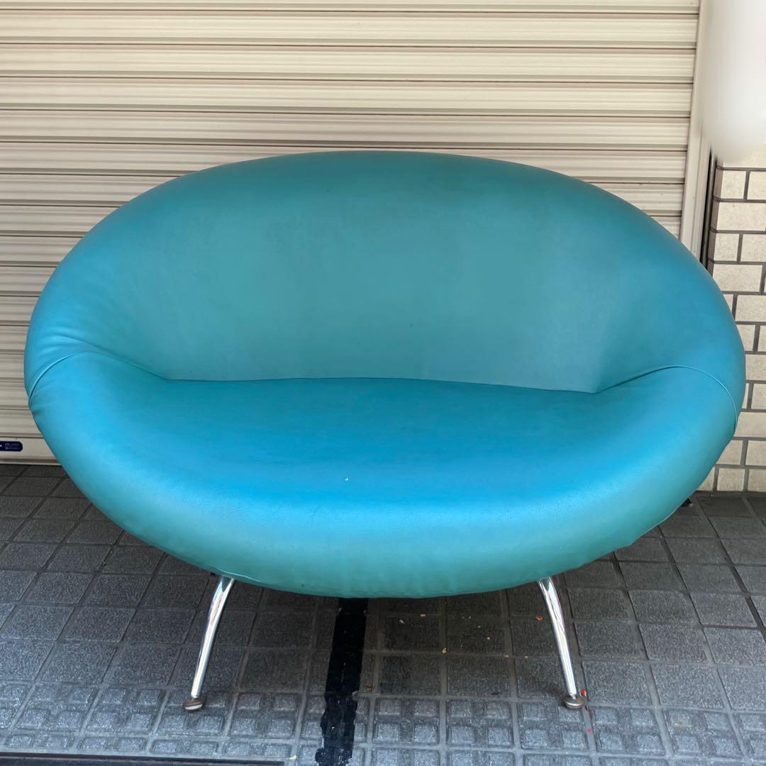 スペースエイジ　ラウンジチェア　1.5人掛け シングルソファ　ミッドセンチュリー