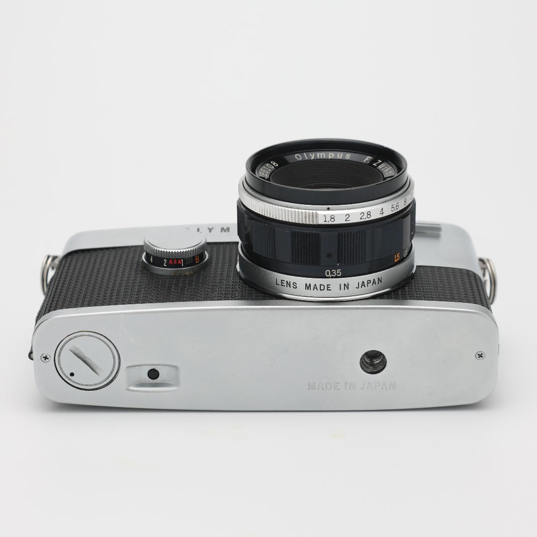 オリンパス ハーフ 一眼レフ PEN FT 純正ケース・花文字メタルキャップ