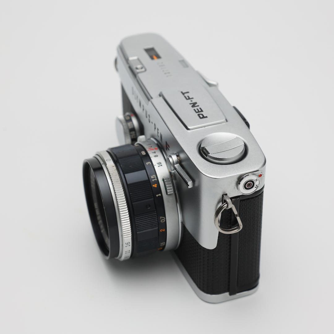 オリンパス ハーフ 一眼レフ PEN FT 純正ケース・花文字メタルキャップ