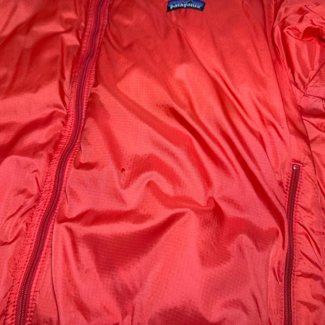 プ*す様 PATAGONIA パフボール ジャケット L レッド ネイビー 中古