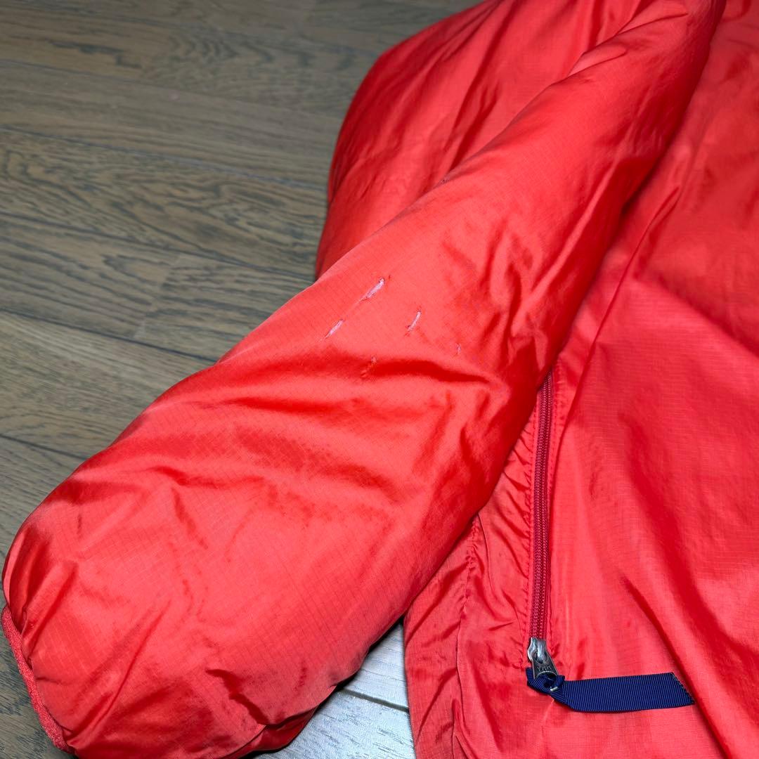 プ*す様 PATAGONIA パフボール ジャケット L レッド ネイビー 中古