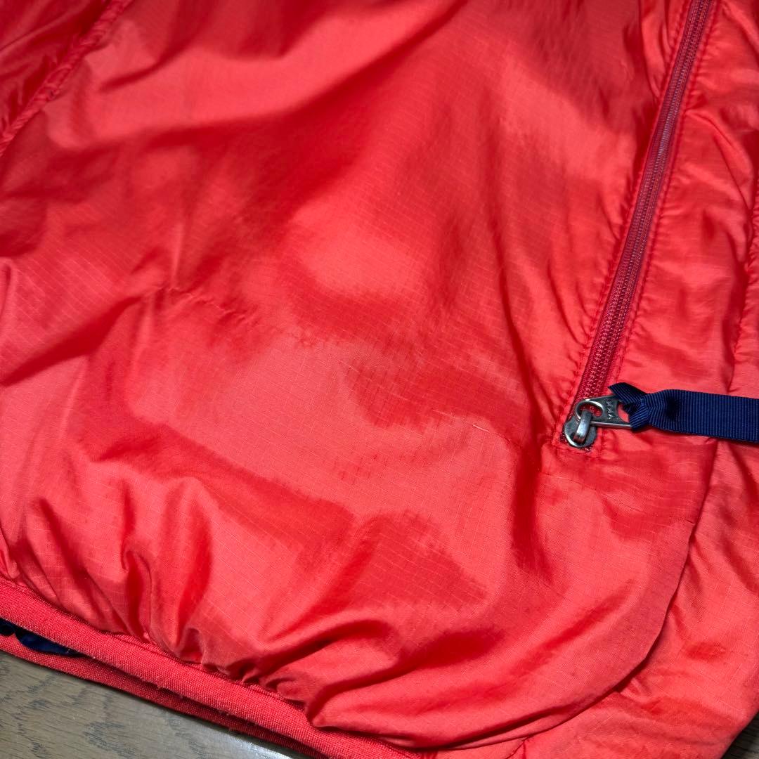 プ*す様 PATAGONIA パフボール ジャケット L レッド ネイビー 中古