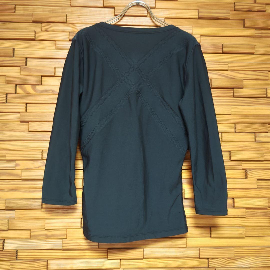 【美品】BiBi GRANT レディースエレクトパンプ 7分袖 LLサイズ 黒