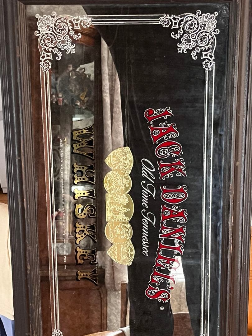 Jack Daniel's ジャックダニエルパブミラー　希少アンティーク USA