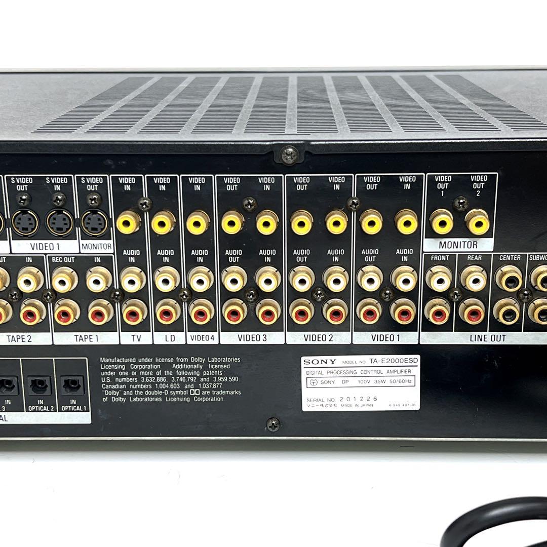 【美品・動作品】 SONY TA-E2000ESD AVアンプ