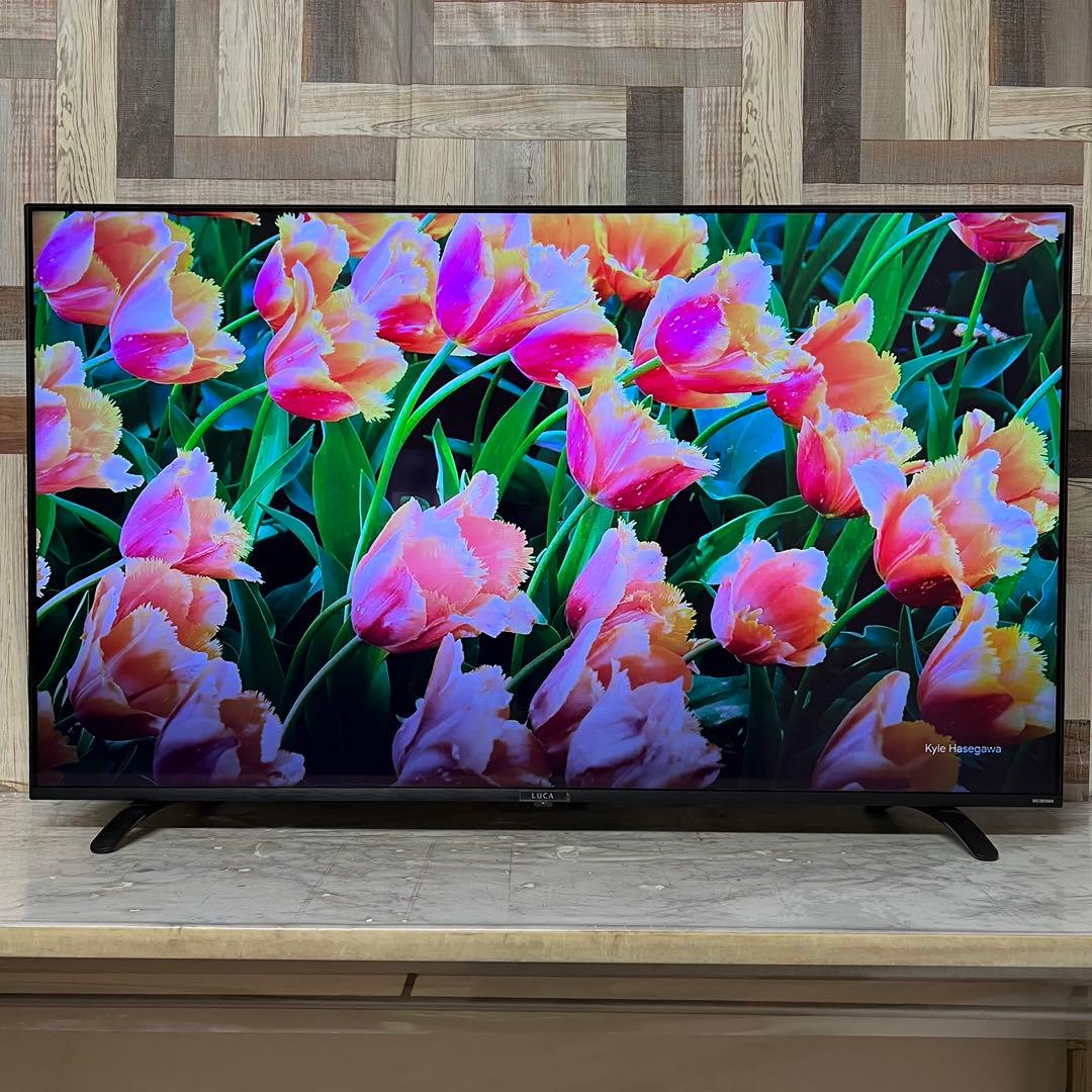 リクエスト価格❣️全国送料込アイリスオーヤマ55型　4K対応液晶テレビベゼルレス