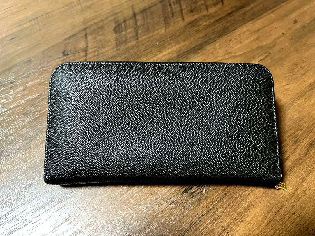 【BURBERRY】バーバリー エルモア TBロゴ ブラック 長財布