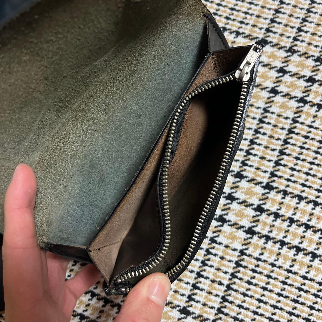 本革　トラッカーウォレット　長財布