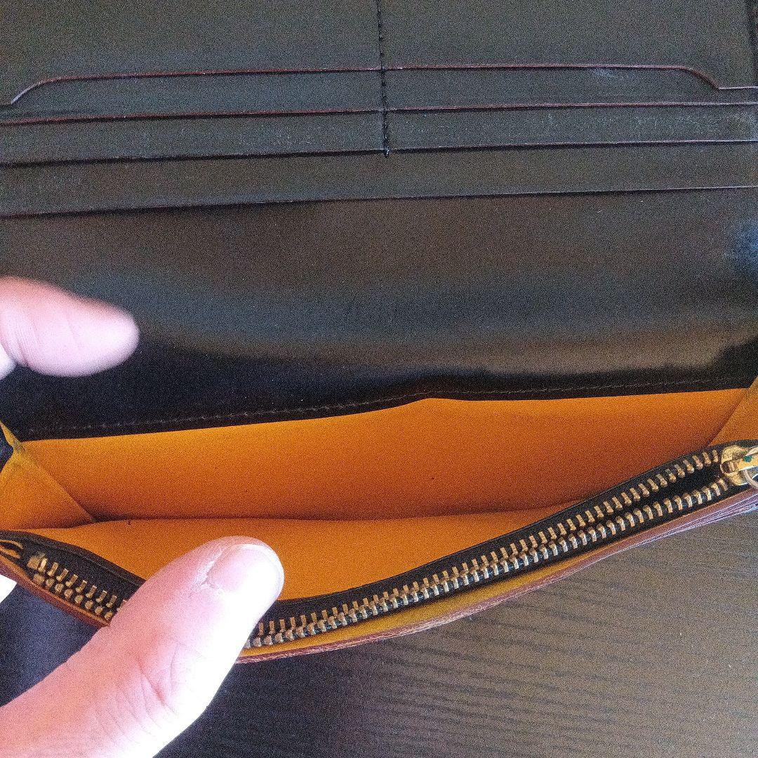 GANZO 長財布 ブラック　SHELLCORDVAN　シェルコートバン