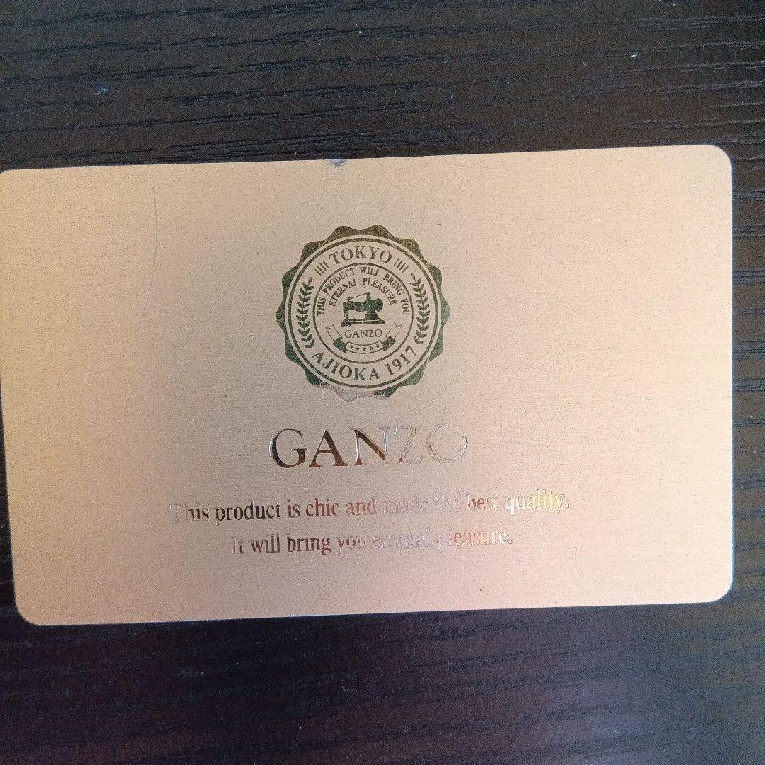 GANZO 長財布 ブラック　SHELLCORDVAN　シェルコートバン