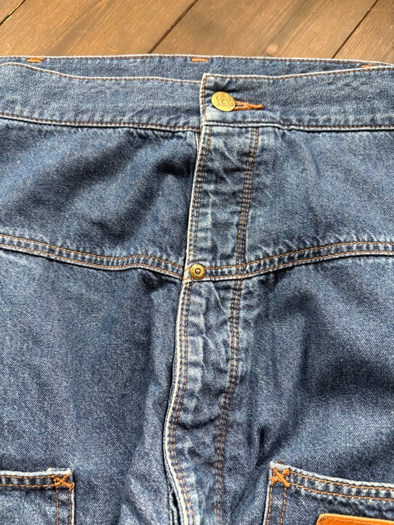 メルシーボークー Leeコラボ うしろまえデニムパンツ