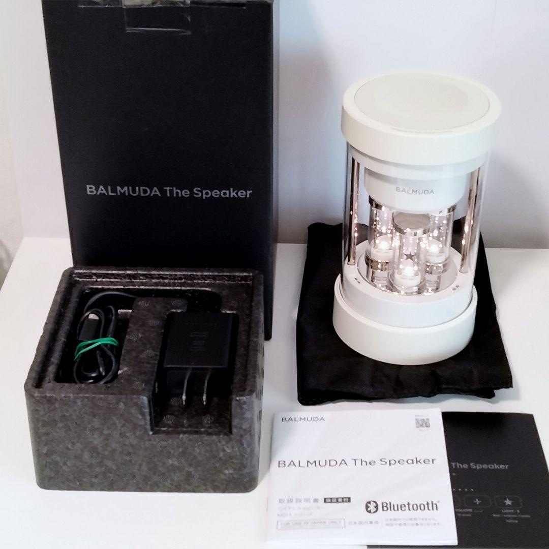 バルミューダ　BALMUDA　M01A-WH ワイヤレススピーカー 白　504