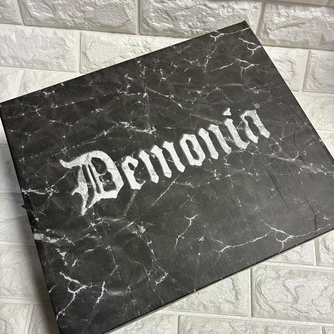 【一回使用】Demonia デモニア 厚底ブーツ 黒25cm US9